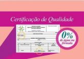 1º A- CERTIFICADO DE QUALIDADE 22% DE ESSÊNCIA E 0% DE ÁGUA